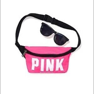 HOT PINK VICTORIA’S SECRET PINK ZIP-UP FANNY PACK